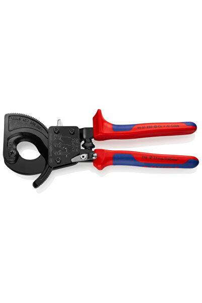 Knipex CIRCIR MEKANİZMALI KABLO MAKASI 250 mm KNI9531250
