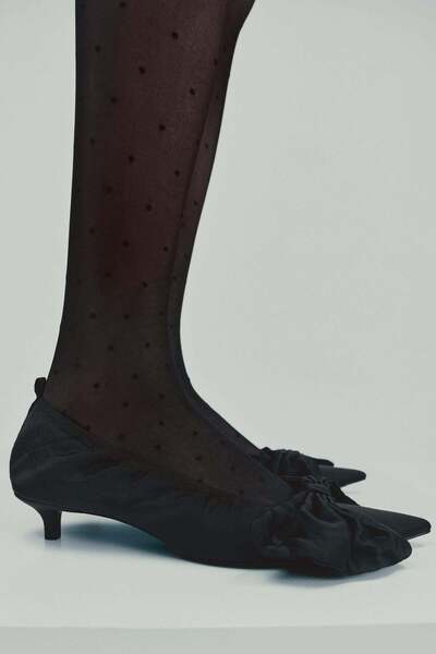 H&M Bow-detail court shoes