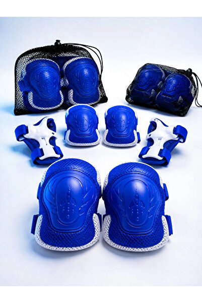 online kapsulavm avm alışveriş 2-Piece Blue Child Protective Sports Set Knee ...