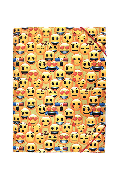MC Micostore Mapa plastic cu elastic emoji clasic pigna