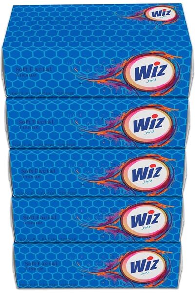 Swish Super Swish Facial Tissues, Classic, 200x2 Ply White Tissues, pack of 5...