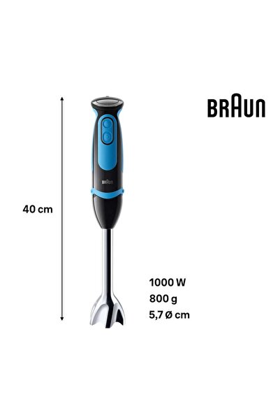 Braun Multiquick 5 MQ5252BK STGO2 El Blender Seti