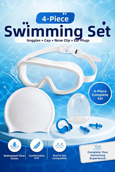 Onetick 4-Piece Pool Sea Swimmer Diving Mask Set