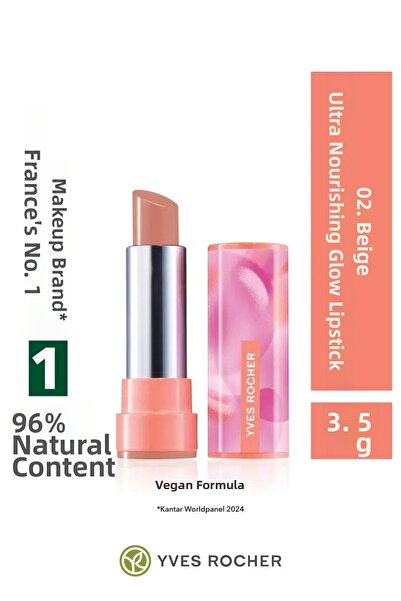 Yves Rocher Ultra Nourishing Radiant Lipstick Moisturizing Glow Finish Vegan ...