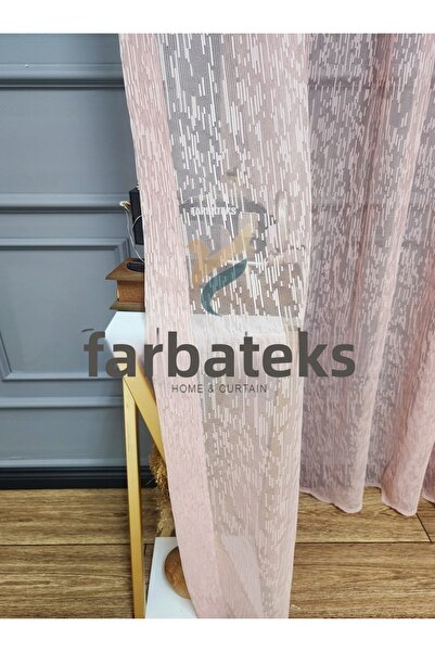 Taç Farbateks Planting Rain Plain Plain Powder Colored Ironing Ask Not 2 Laye...