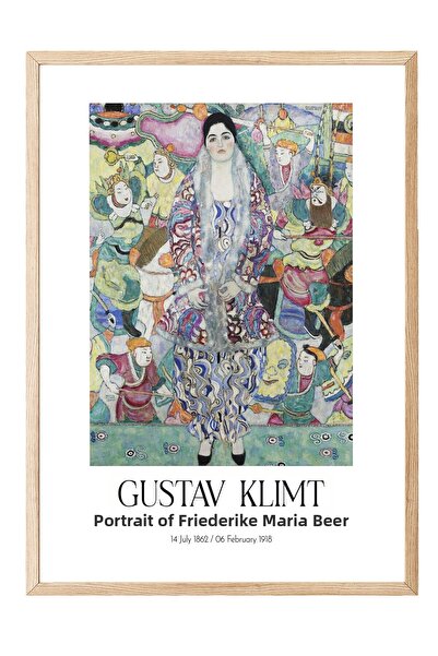 Postifull Gustav Klimt - Portrait of Friedericke Maria Beer, Painting with Wo...