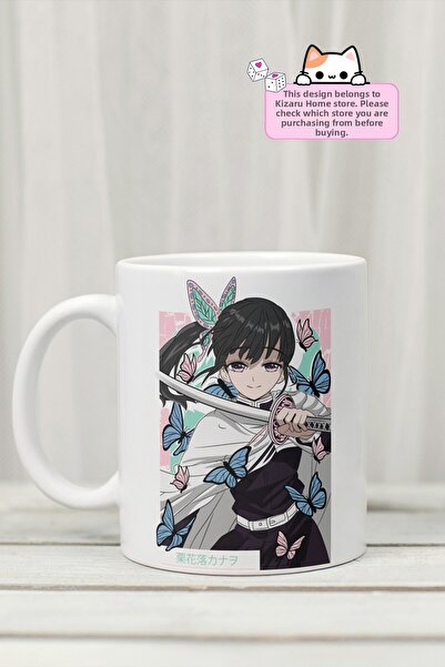 Kizaru Home كوب بورسلين مطبوع بتصميم أنمي من سلسلة Demon Slayer - Kimetsu no ...