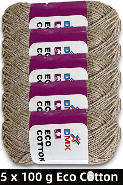 Diva İplik Bumbac Natural Dmx - Ață de bumbac - 5 x 100 grame (Pachet de 5) 257