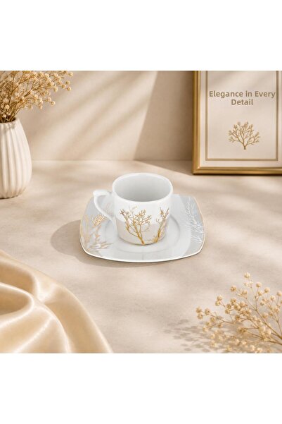 NOVVO Arbora 6-Person Turkish Coffee Cup Set