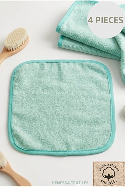 HENESSA TEKSTİL Baby Mouth Wipes & Face Towels 4-Pack 25X25