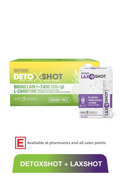 DAILYSHOT Detox Shot 21 Shot & Lax 7 Shot