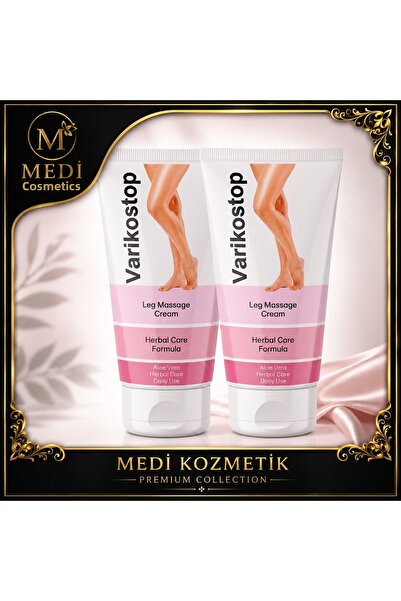 Medi Kozmetik Varikostop Leg Massage and Care Cream 50 ml X2