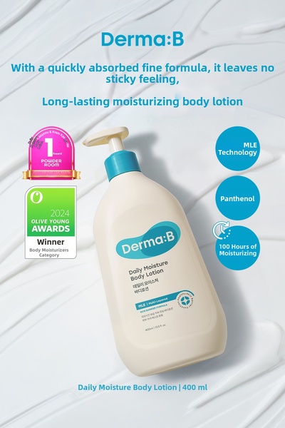 Derma B Body Lotion That Provides Long-Lasting Moisture with Fast-Absorbing F...