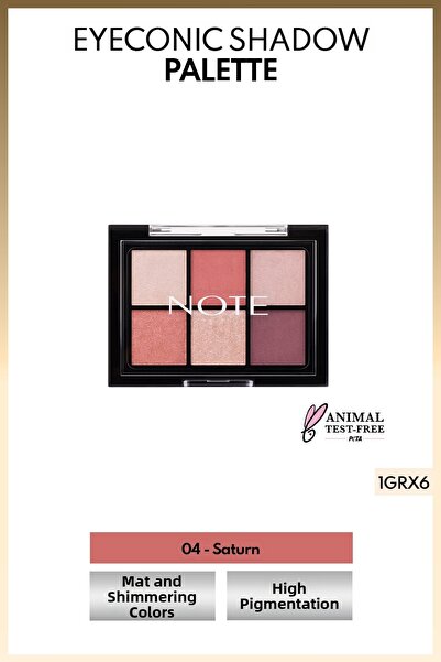 NOTE Eyeconic Eyeshadow Palette Matte and Shimmer Powder Eyeshadow Palette - ...