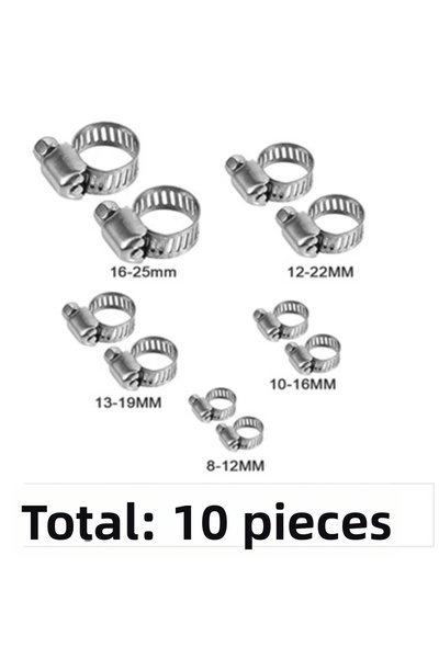 AKN Clamp Set 10 Pieces - Set of Clamps in 5 Different Sizes