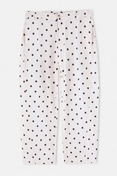 Trendyol Curve Multi-Colored Gabardine Thick Soft Buttoned Barrel Large Size ...