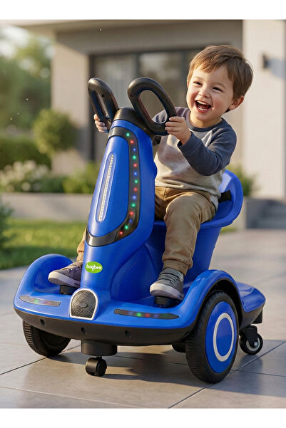 BAYBEE Swiftro Kids Electric Balance Car with 360° Wheels, LED Lights, Music ...