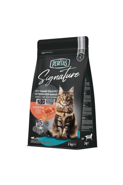 Sİgnature Ξηρά τροφή για ενήλικες γάτες που προλαμβάνει τις τρίχες με σολομό ...