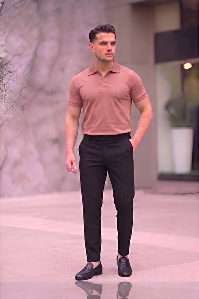 Dr Dnm Remix Tricou din lycra cu gât polo pentru bărbați