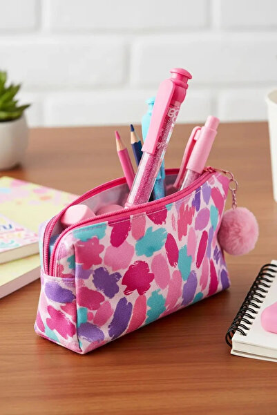 Miniso Barbie Lisanslı Işıltı Serisi Parlak Mega Tükenmez Kalem - Ergonomik T...