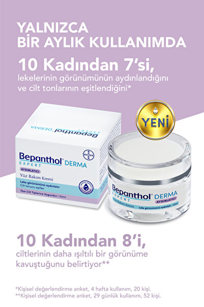 Bepanthol Derma Expert Aydınlatıcı Yüz Bakım Kremi