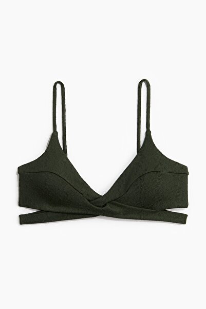 H&M Dolgulu Üçgen Bikini Üstü