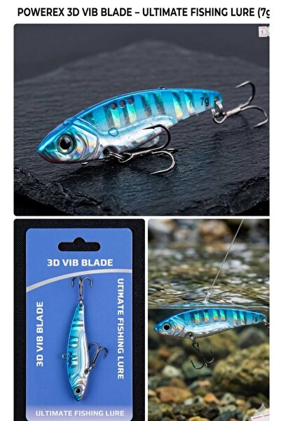 POWEREX UFL Minnow Vib 5.2 cm 7gr Suni Yem Sahte Balık Sahte Yem Vibrasyon Ta...