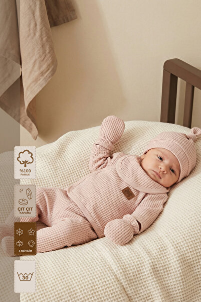 Minory Baby - طقم خروج من المستشفى مكون من 5 قطع 100% قطن |   مجموعة حديثي ال...