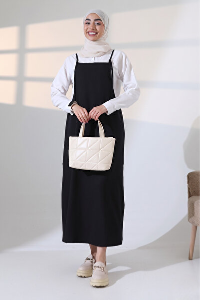 Pure Class Women's Gilet Dress with Adjustable Straps, Long Comfortable Fit