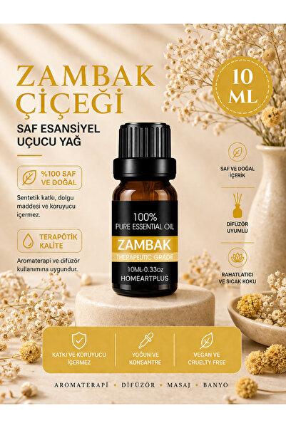 homeartplus Zambak Çiçeği Esansiyel Uçucu Koku Yağı Difüzör Esansı Buhurdanlı...