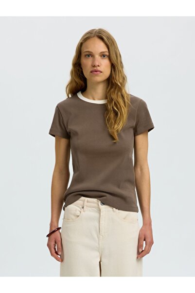 SELECTED T-Shirt Baumwoll
