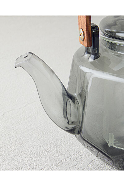 English Home Olina Borosilikat Cam Demlik 800 ml Gri