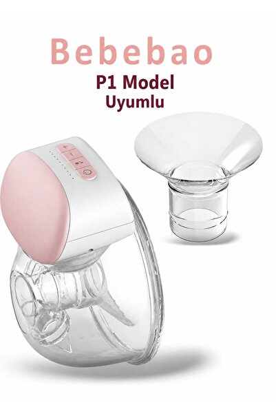 BEBEBAO Silikon Göğüs Pompası Kalkanı Flanş Küçültücü 13-15-17 mm 3'lü Set (P1 - Ekpress Model Uyumlu)