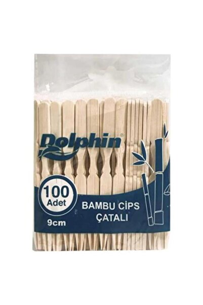 abnturk Ahşap bambu Cips kokteyl çatalı 9 cm  100 adet