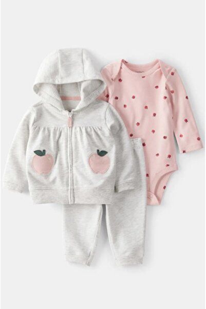Marka Baby Girl 1t845810 3-Piece Cardigan Set
