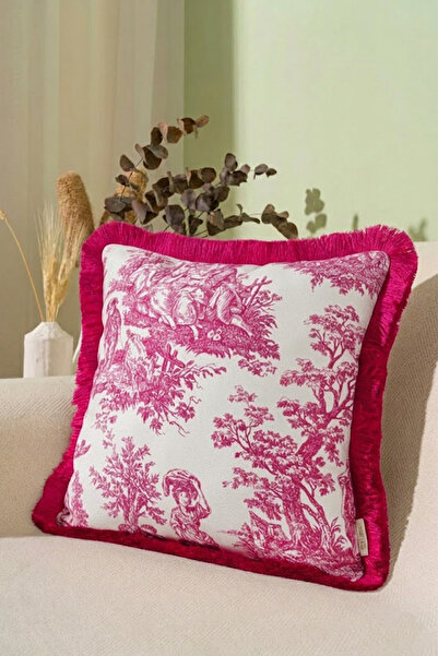 Alseko Concept غطاء وسادة مربع مزخرف بنمط المزارعين البريطانيين مقاس 43 × 43 ...