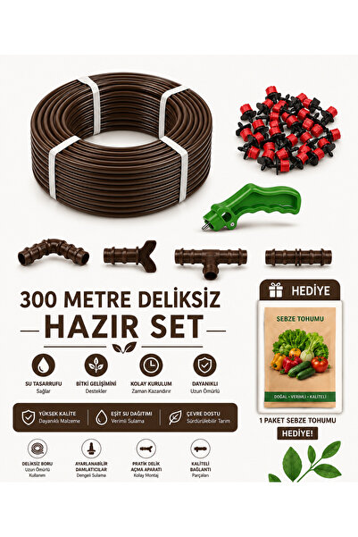 Genel Markalar Damlama Sulama Borusu Hazır Set 16 Mm 300 Metre