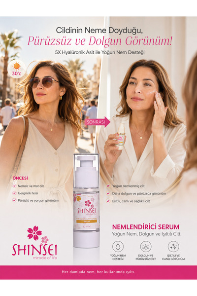Hyaluronik Asit Serum – Yoğun Nemlendirici 8D Kompleks