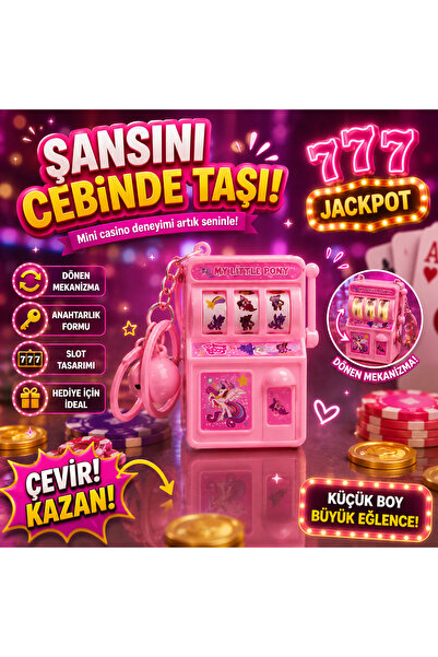 Store Küçük Midilli Mekanızmalı Casino Anahtarlık Parti Konseplı