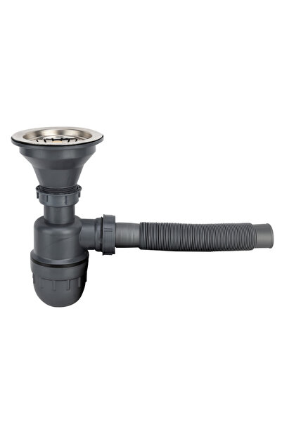 EVOSANITARY Sifon de chiuvetă din oțel inoxidabil 1117 32 mm 90 mm