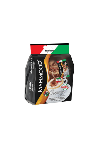 Mahmood Coffee Klasik Choco Granüllü Şekersiz Cappuccino 20 Adet X 13,7 G