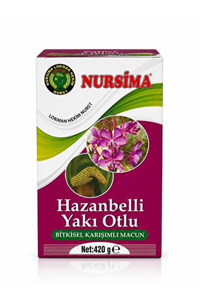 Nursima Hazanbelli Yakı Otlu Bitkisel Karışımlı Macun – 420 gr | Doğal Bitkis...