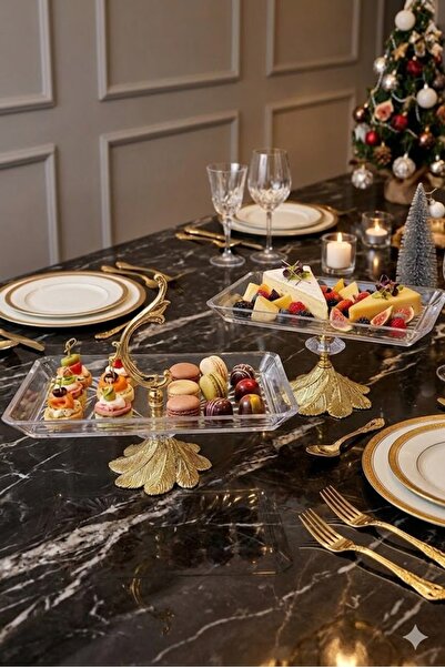 La Micellar Rocher Set of 2 Madlen Serving Plates