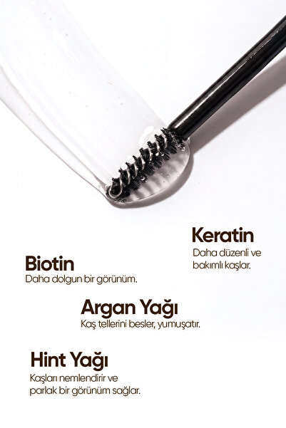 Arifoğlu Kaş Sabitleyici, Doğal, Renksiz, Kalıcı Bakım, Şekillendirici, Wax, Biotin, Keratin ve Argan 50 Ml