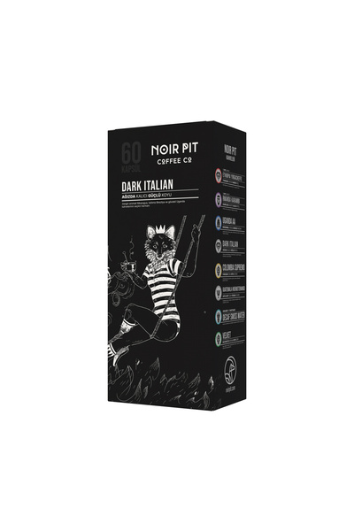 Noir Pit Coffee Co. Dark Italian Kapsül Kahve 60 Adet