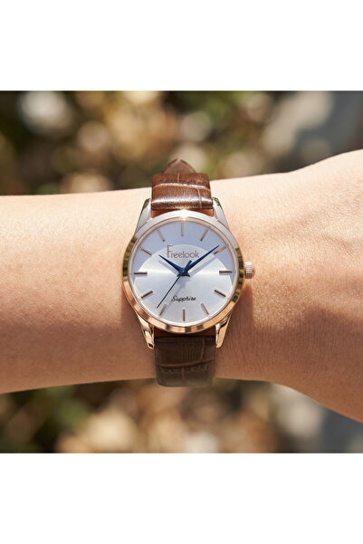 Freelook Naturelle Dark Brown Leather Watch for Women FL.1.10541-5