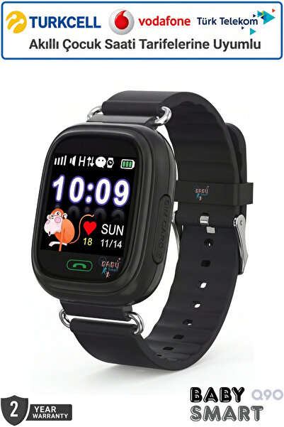 BabySmart Q90 LBS Konumlu Akıllı Çocuk Takip Saati - Sim Kartlı Arama, Gizli ...