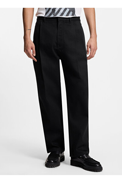 HUGO Siyah Erkek Relaxed Chino Pantolon 50553448_HUGO 245/