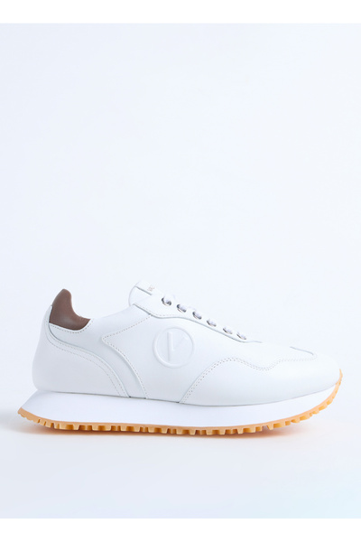 Valentino Beyaz - Kahverengi Erkek Sneaker DRED