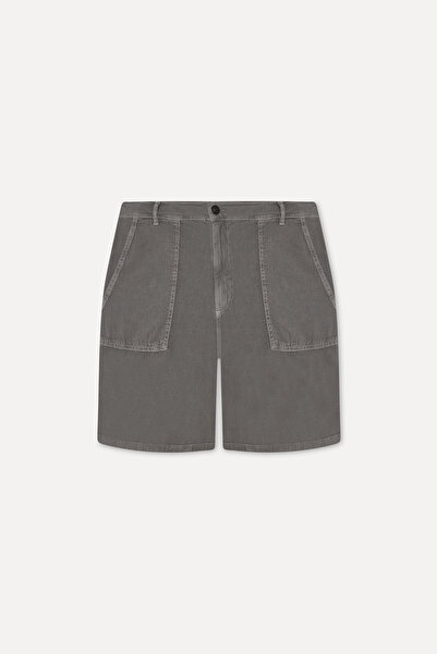 Mudo Men's Anthracite Straight Fit Shorts